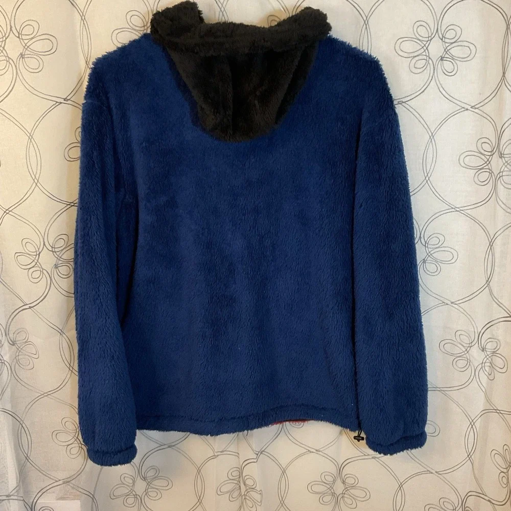 Men's Regular Fit Jacket - Original Use™ Dark Blue/red/black‎ Hooded Size XL